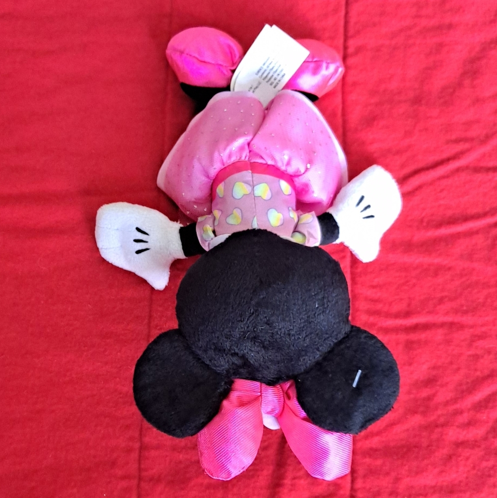 11" Disney Minnie Mouse Plush Toy  Dressed In Pink 🎀 - Picture 8 of 8